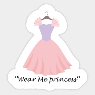 princess Dress Sticker